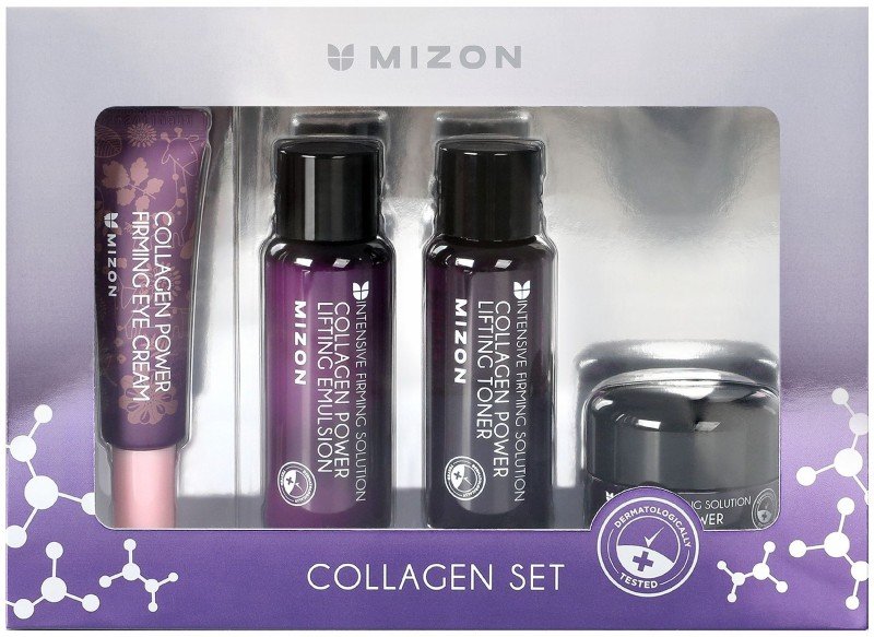 Veido priežiūros priemonių rinkinys MIZON Collagen Miniature Set MIZ75266