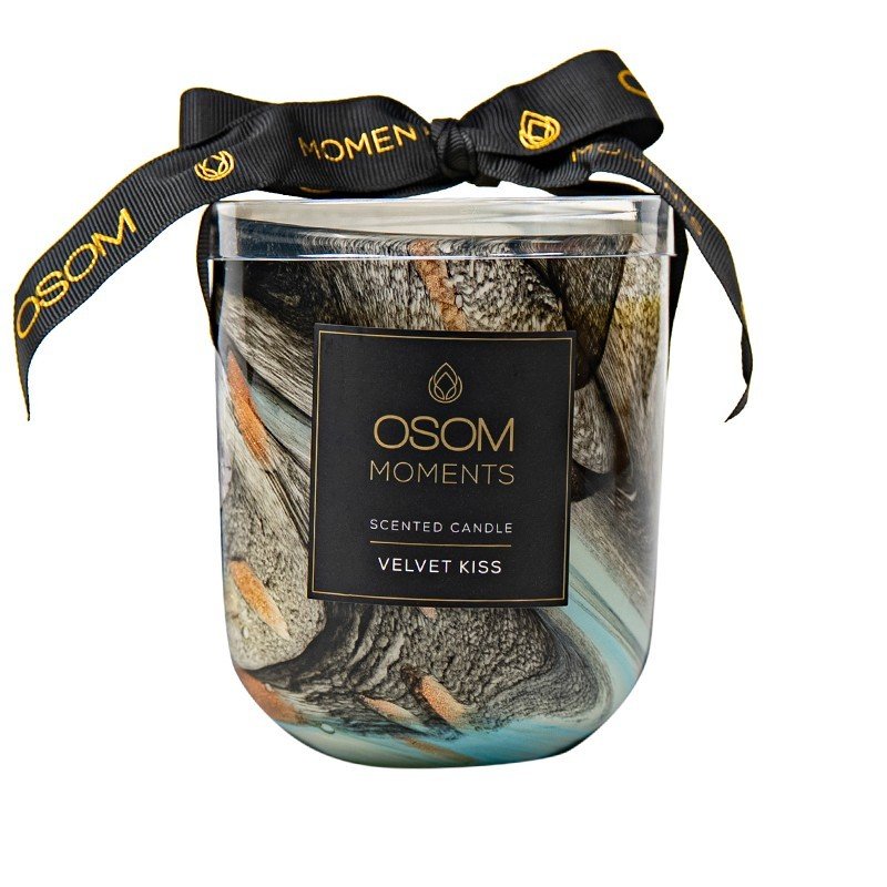 Aromatinė žvakė OSOM Moments Velvet Kiss OSOM2330B, 360 g