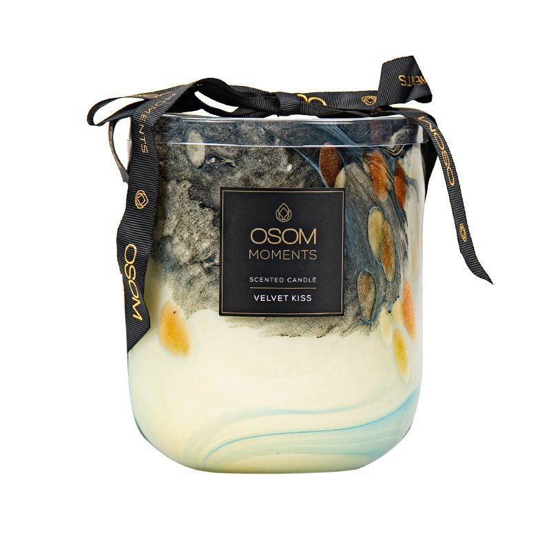 Aromatinė žvakė OSOM Moments Velvet Kiss OSOM2331B, 1200 g