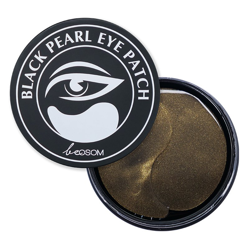 Hidrogelio paakių pagalvėlės Be OSOM Black Pearl Hydrogel Eye Patch BEOSOMEPBP