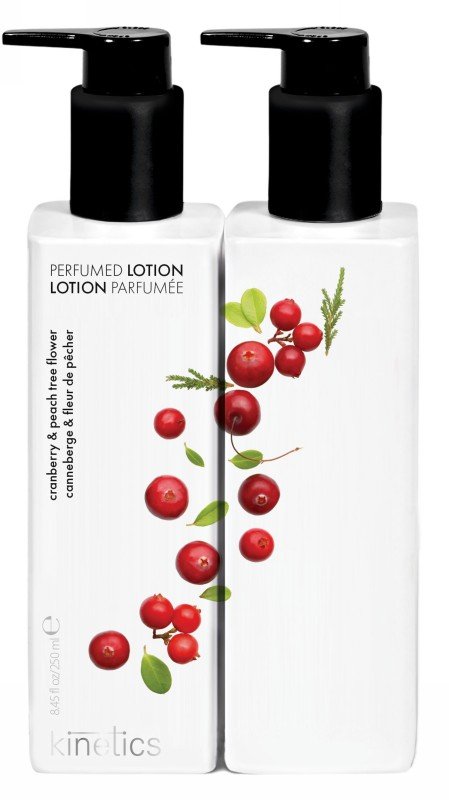Parfumuotas losjonas rankoms ir kūnui Kinetics Hand & Body Lotion Cranberry & Peach Tree Flower KL021