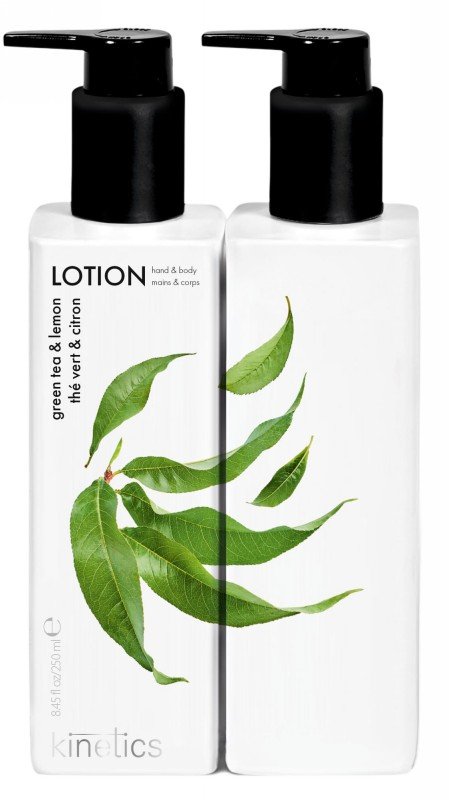 Parfumuotas losjonas rankoms ir kūnui Kinetics Hand & Body Lotion Green Tea & Lemon KL020