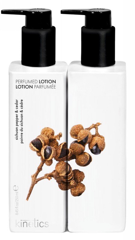 Parfumuotas losjonas rankoms ir kūnui Kinetics Hand & Body Lotion Sichuan Pepper & Cedar KL026