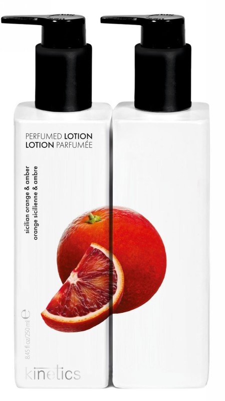 Parfumuotas losjonas rankoms ir kūnui Kinetics Hand & Body Lotion Sicilian Orange & Amber KL025