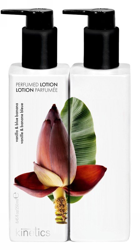 Parfumuotas losjonas rankoms ir kūnui Kinetics Hand & Body Lotion Vanilla & Blue Banana KL030