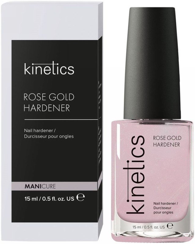 Rožinio aukso stipriklis nagams Kinetics Rose Gold Hardener KGC05