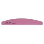 Nail file for polishing Osom Professional, Half Moon Shape, pink, SD1793240240 240/240, 1 pc, 1/12