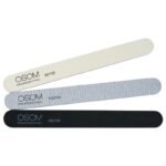A set of nail files Osom Professional Emery Staright Shape Nail Files Kit OSOMP1803, 3 pcs, files of different coarseness