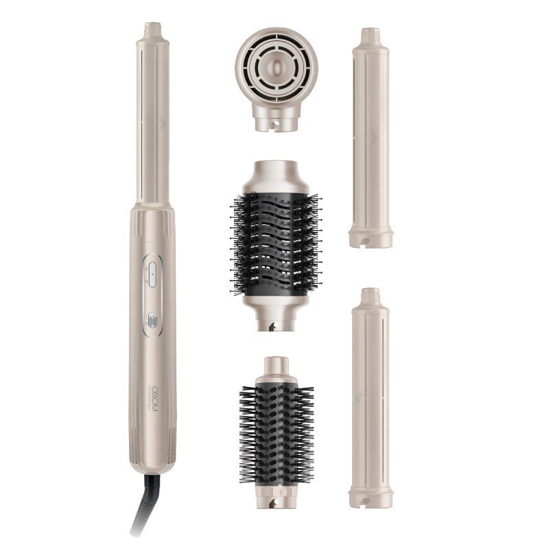 OSOM Professional ICON Multistyler hair dryer and styler OSOMPICONCH, champagne, 1300 W