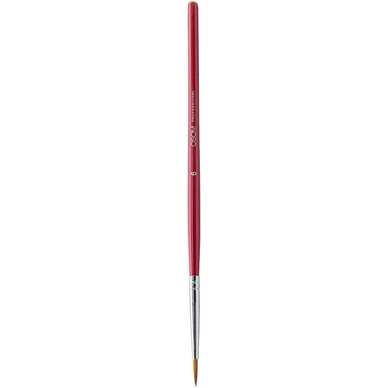 teptukas-nagu-dailei-osom-professional-art-brush-n0760ah006-6-dydzio.jpg Brush for nail art Osom Professional Art Brush N0760AH006, size 6 - Image 1